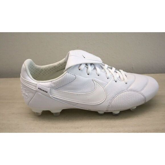 Nike AT5889 100 Men's Sz 7.5 White Premier III FG Firm Ground Soccer Cleats - Picture 12 of 13